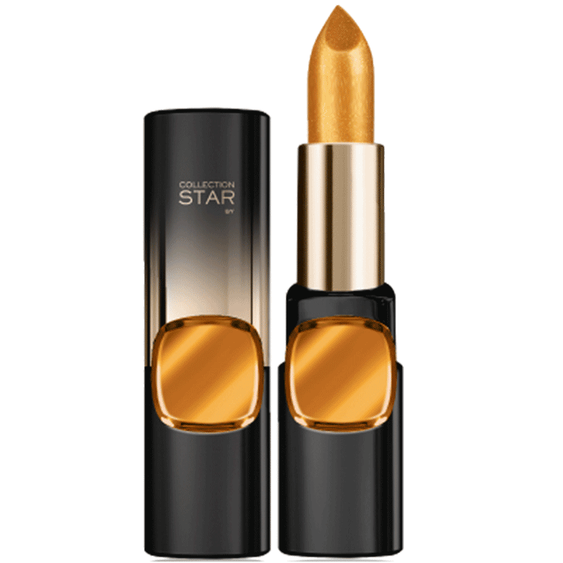 欧莱雅鎏金色口红女m601琉金g101人鱼姬珠光细闪色斩男色嫉妒怪兽