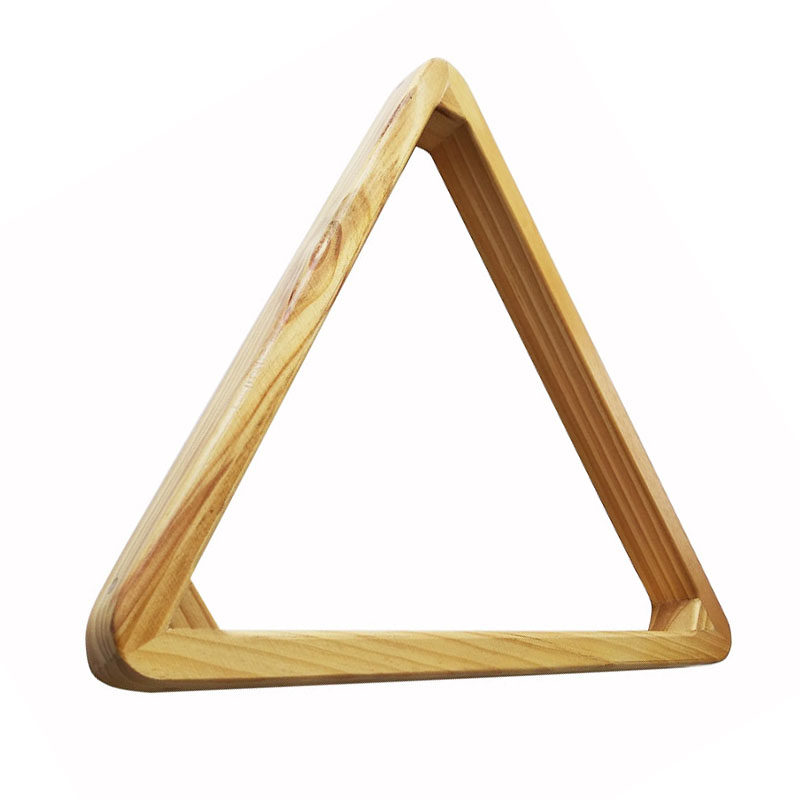 台球三角框黑八圆角三角架美式实木三角架加厚版球房摆球码球架子