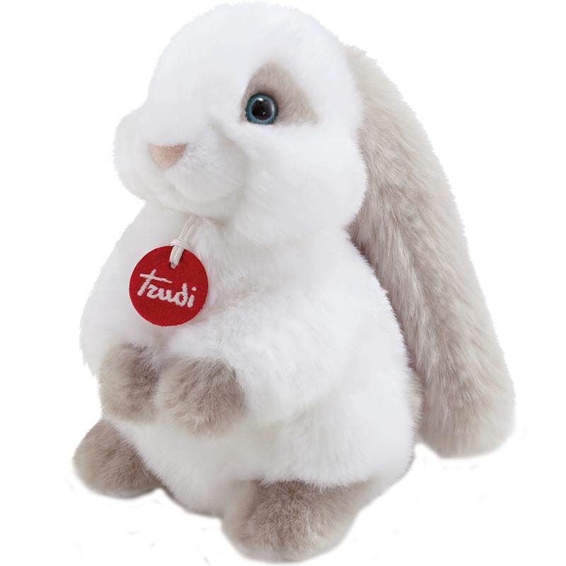 意大利trudi白月光兔子毛绒玩具小白兔公仔可爱玩偶女孩礼物娃娃