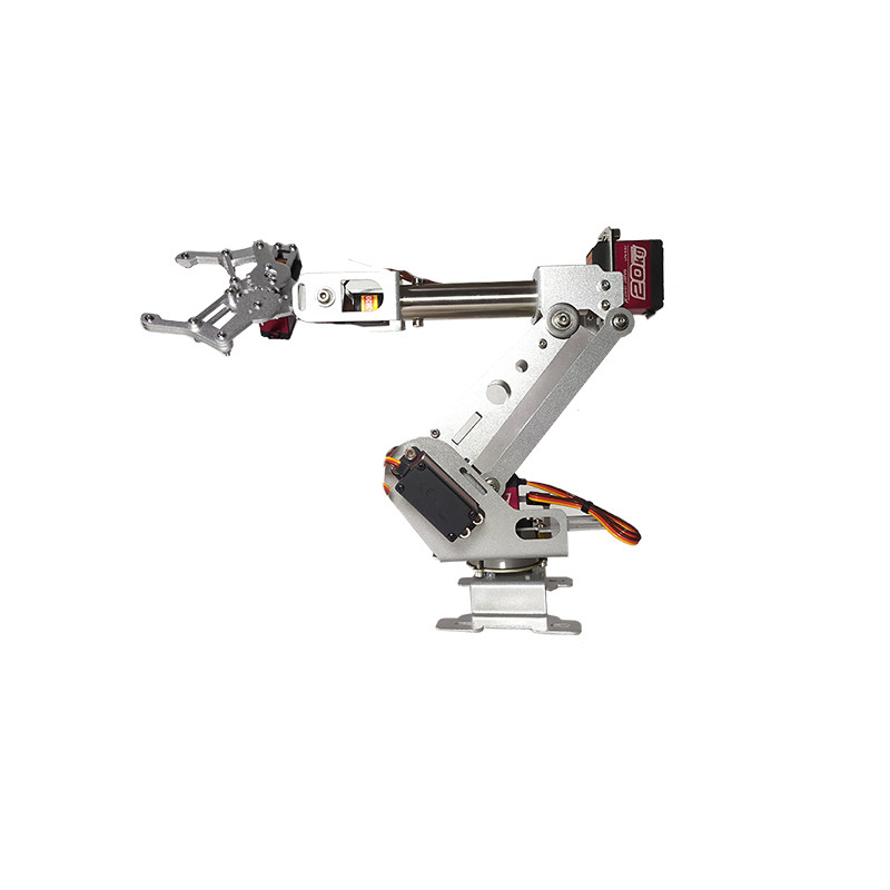 6自由度机械臂机械爪机械手臂教育教学机器人平台套数字舵机包邮