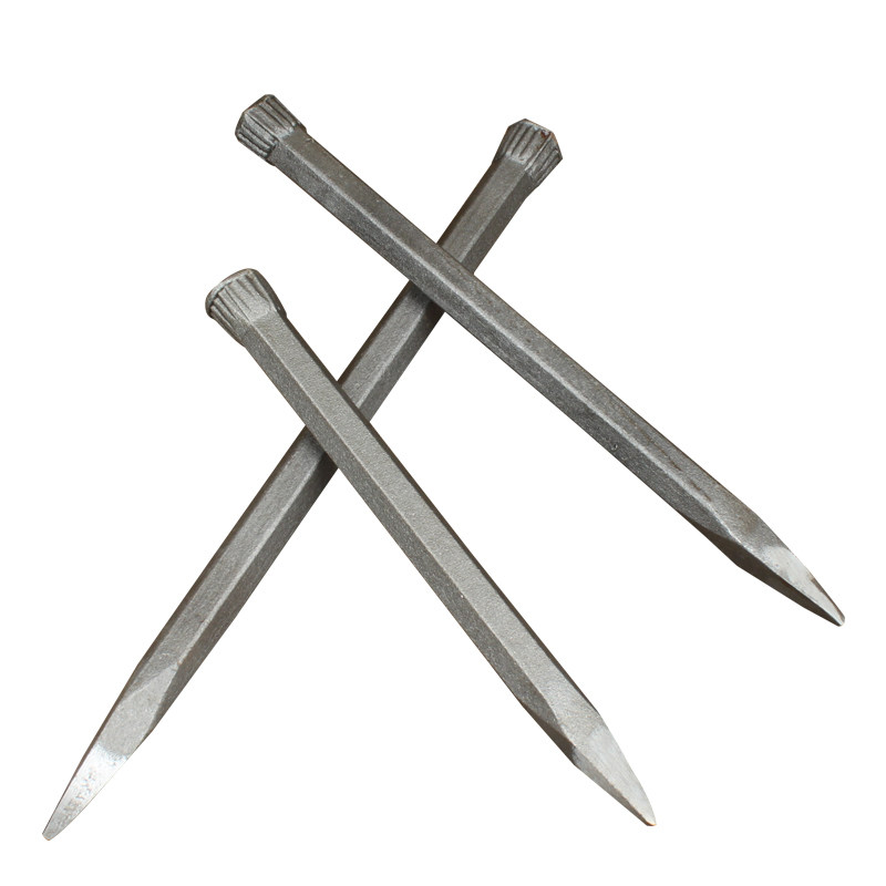 錾子石工凿子特钢超硬扁头扁铲破石头水泥神器手工钻子尖凿劈石器