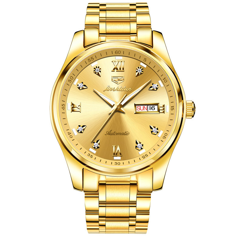 手表防水男表夜光男士新款全自动机械表时尚潮流十大 - jsdun金仕盾一