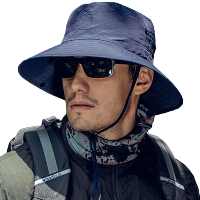 户外登山帽子男夏天遮阳帽