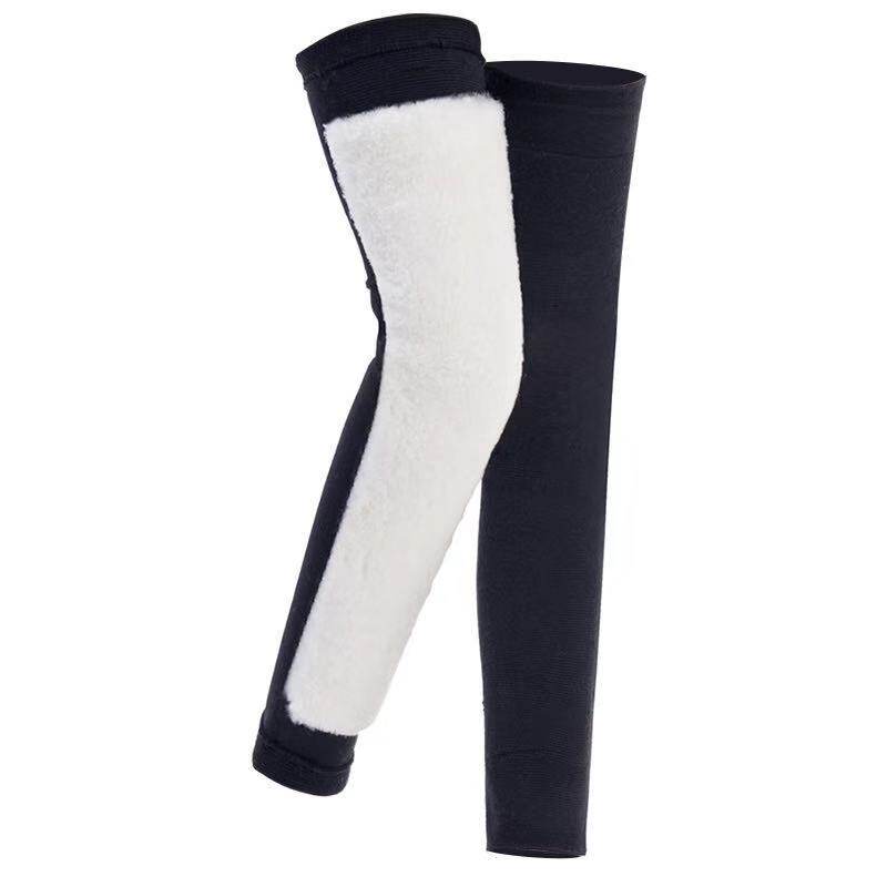 加长款厚羊毛棉护膝保暖老寒腿防寒羊绒护腿男女士老年人冬季骑车