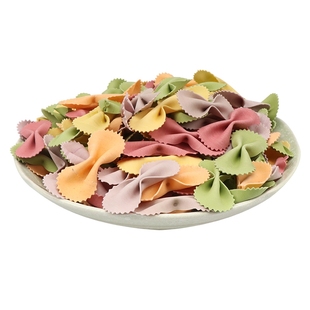 好里大果蔬蝴蝶面片宝宝婴儿辅食无添加卡通面片五彩面条厂家直销