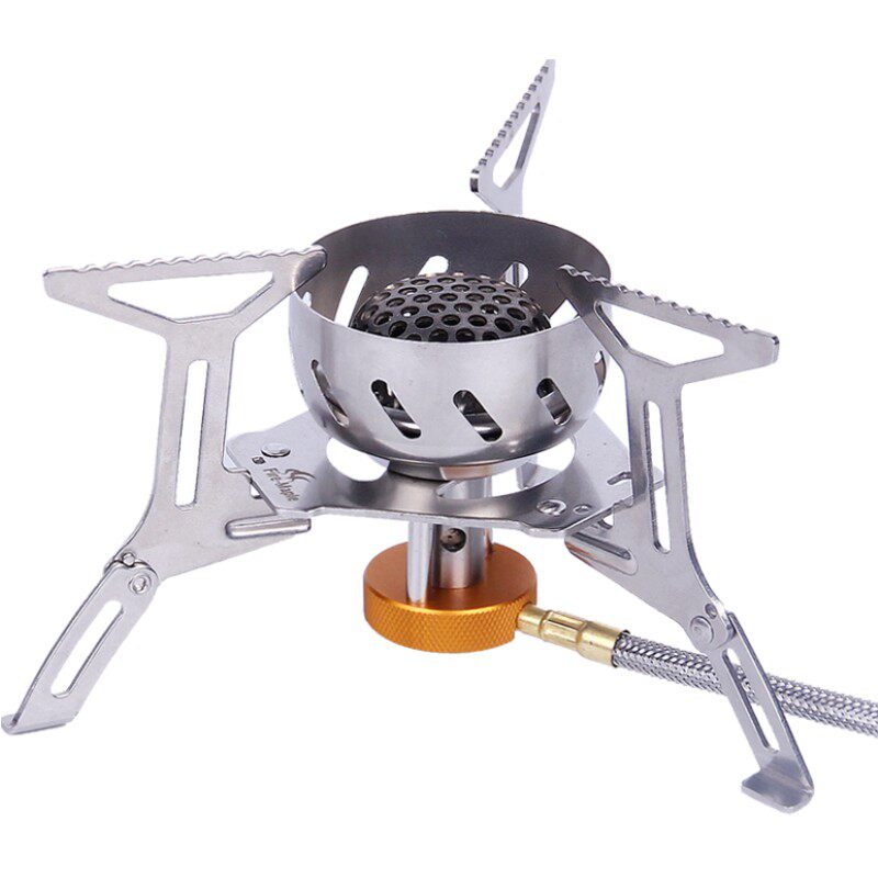 火枫野火户外便携式野餐炉子野外炉具野炊瓦斯防风煤气灶燃气炉头