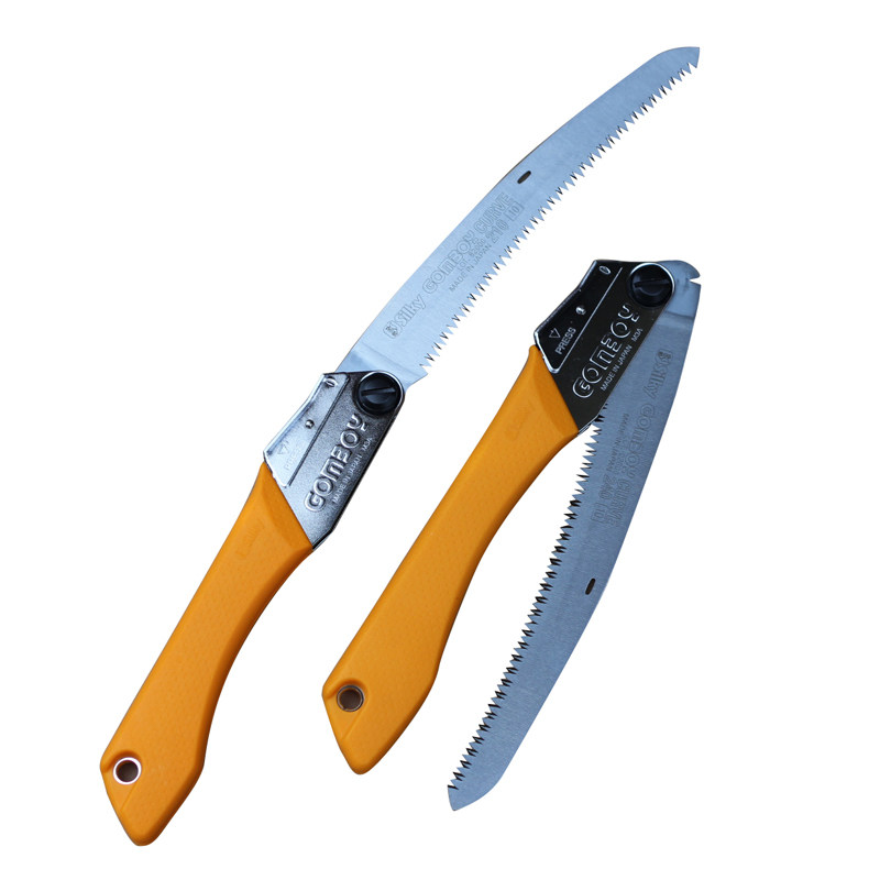 日本进口红狐狸silky修枝锯 折叠锯果树锯弯锯手锯户外野营求生锯