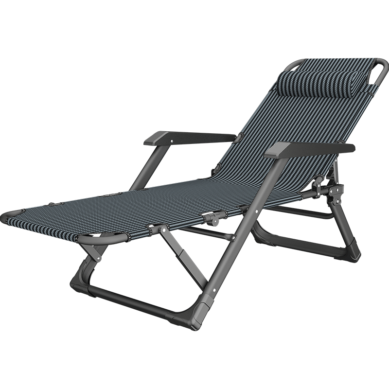 躺椅折叠午休单人便携办公室折叠床家用午睡椅子简易沙滩椅陪护椅