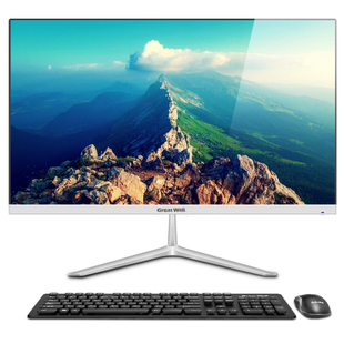 greatwall/长城 台式一体机电脑主机网课学习家用办公四核十代英特尔