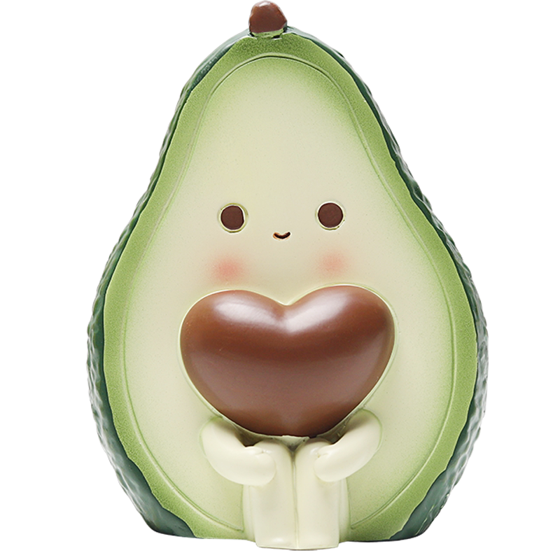 可爱水果饰品荔枝牛油果车内小饰品摆件汽车女孩桌面创意个性书桌