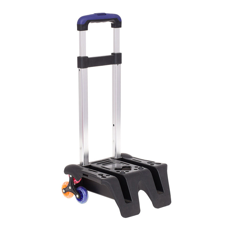 拉杆书包架子折叠男女孩儿童小学生背包两轮闪光三轮爬梯车架配件