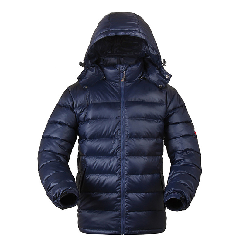 户外男士羽绒服加厚大码冬装短款900蓬白鹅绒青年休闲羽绒衣外套