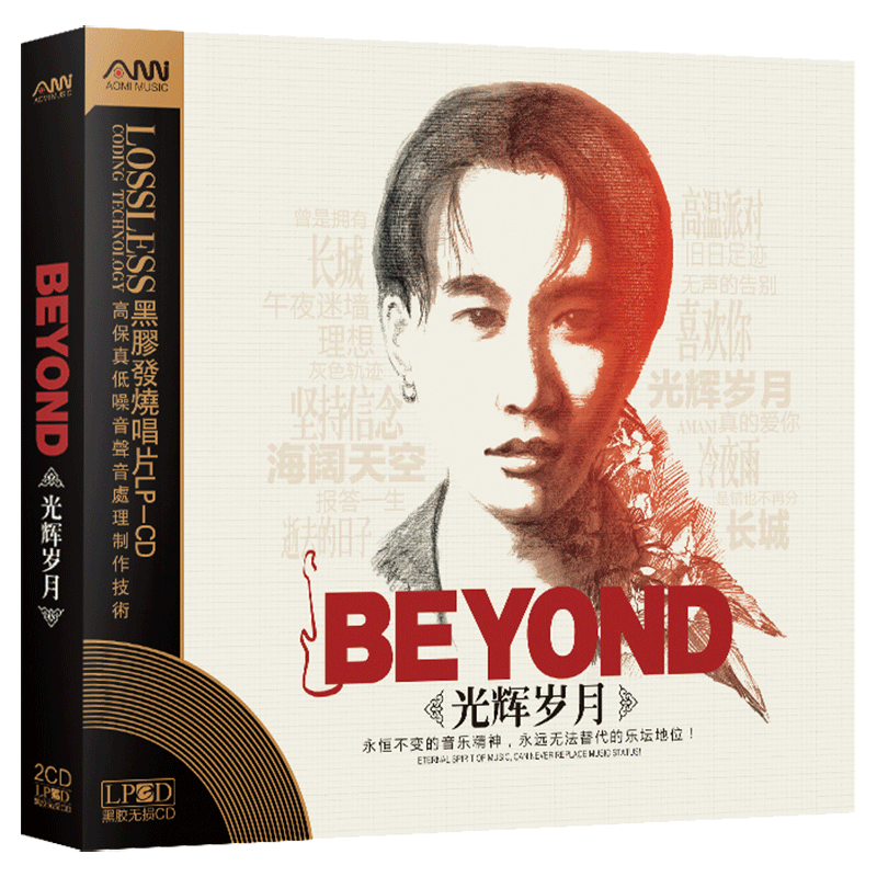 黄家驹beyond专辑经典流行音乐粤语老歌曲黑胶汽车载cd光盘光碟片