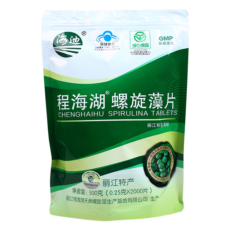 海迪 程海湖r螺旋藻片 2000片