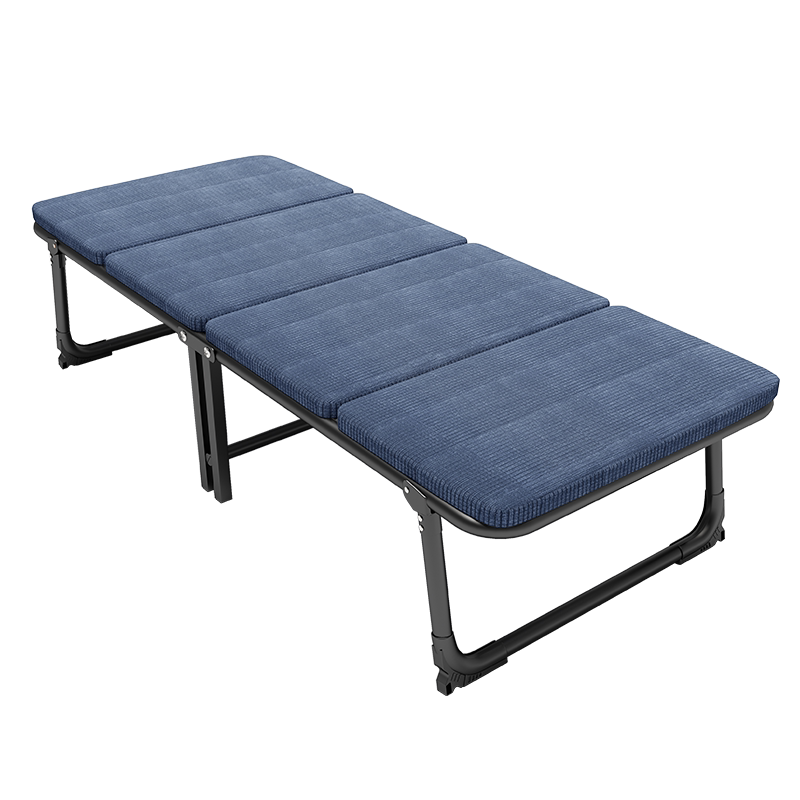 午憩宝折叠床单人简易办公室午休家用便携午睡双人陪护租房硬板木