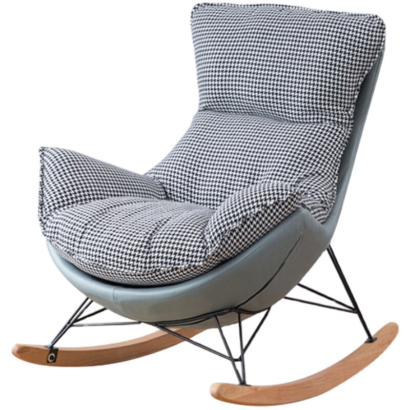 北欧阳台休闲摇摇椅小户型懒人客厅家用大人现代网红款沙发躺椅子