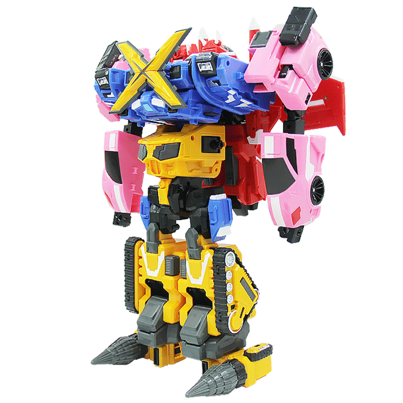 迷你特工队变形玩具x机甲弗特塞米麦克斯机器人秘密米米金刚 男孩
