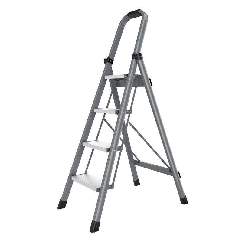 奥鹏铝合金梯子家用折叠人字梯加厚室内多功能楼梯三步爬梯小扶梯