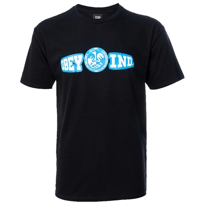 obey印花男士纯棉短袖t恤