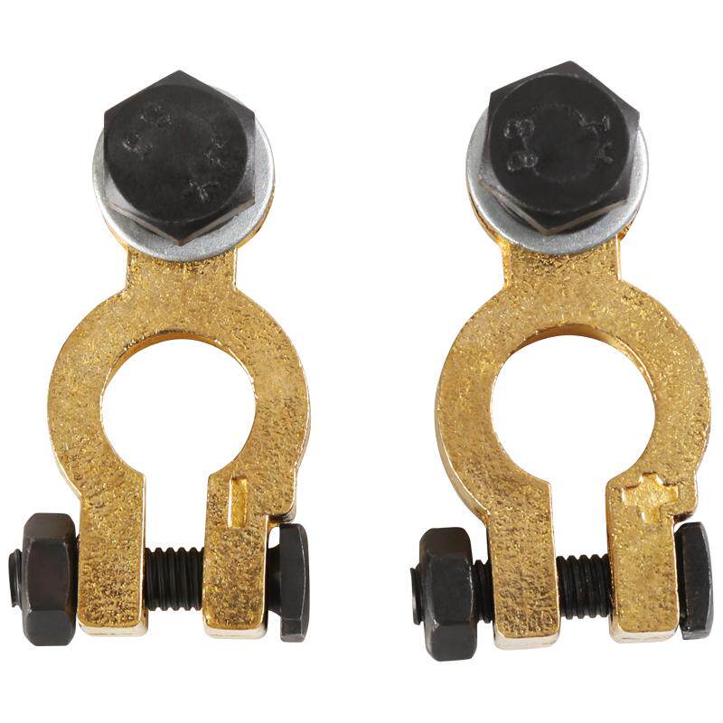 电瓶接线桩头电瓶卡子纯铜卡子电瓶夹子汽车电瓶断电开关一对装