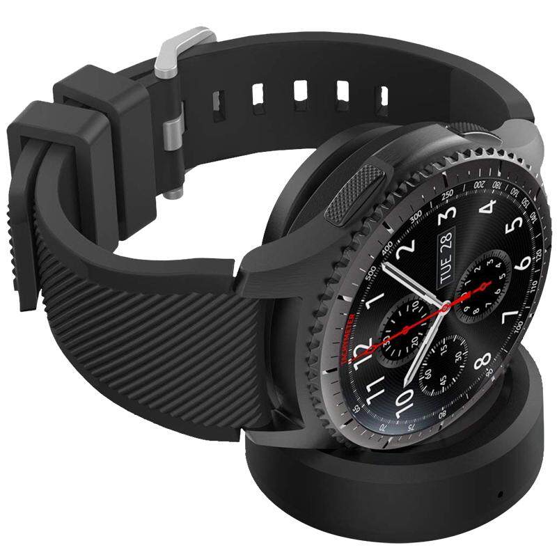适用三星手表gears3充电器s2galaxywatch磁吸底座sports4无线充电