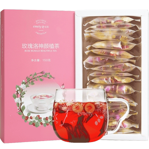 以美玫瑰花茶洛神花茶干组合花茶1袋1泡茉莉花养泡茶水颜菊花包邮