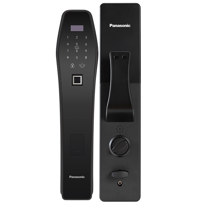 新手必看内情松下指纹锁智能电子酒店门锁x4磁卡刷卡锁家用防盗密码锁