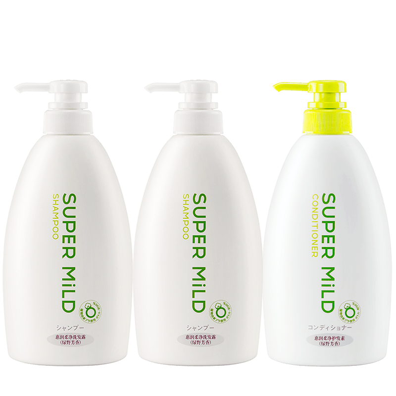 第3件0元资生堂惠润净柔绿野芳香鲜花洗发水护发素单瓶600ml