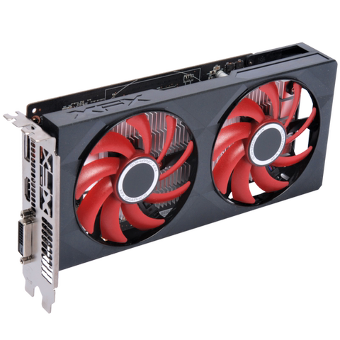 xfx讯景rx550 4g/2g 128bit d5黑狼游戏独立显卡双风扇包顺丰新品