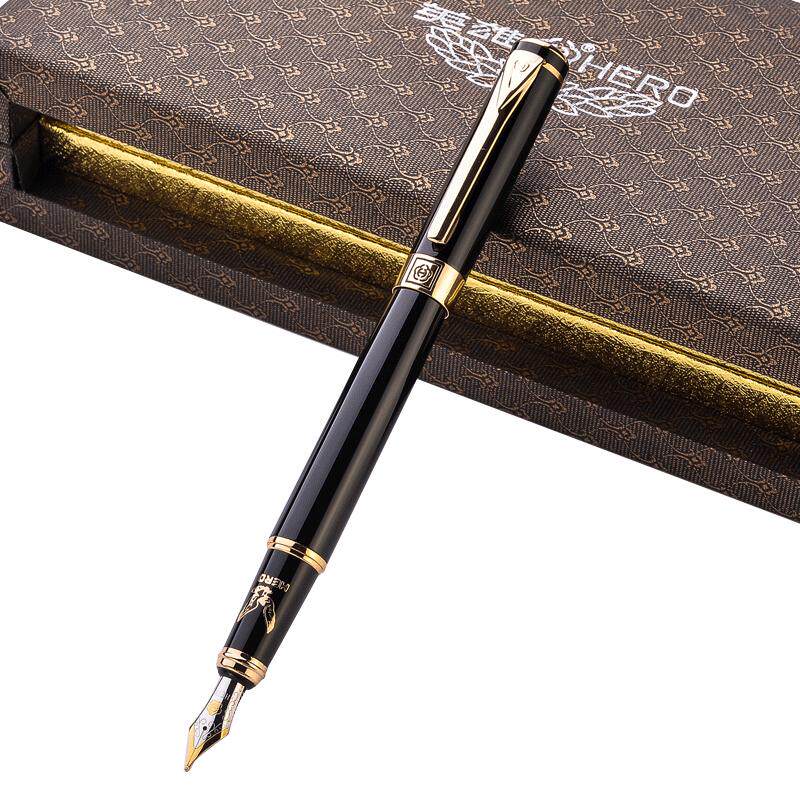 英雄钢笔大鹏展翅1078硬笔书法学生用书写练字商务美工笔弯尖弯头成人