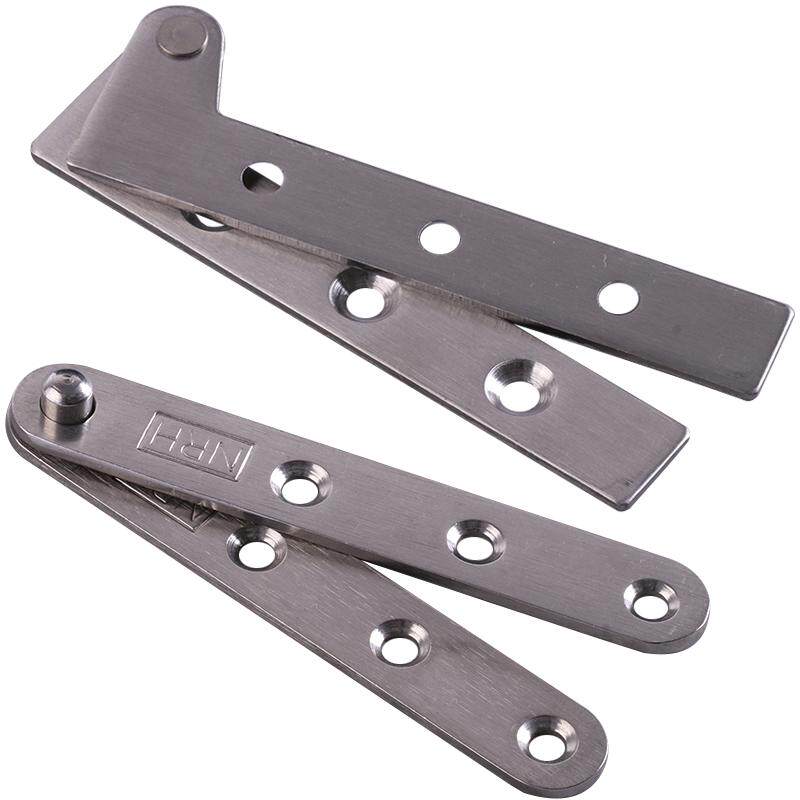 门轴不锈钢鸡嘴铰 上下合页天地转轴铰链180度旋转门轴合页7字型