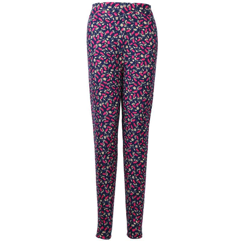 七只羊花棉裤女大码东北羊毛裤加绒加厚中老年保暖裤妈妈裤68703 - 七