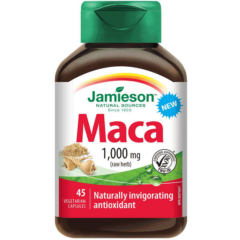jamieson健美生进口玛咖地道秘鲁玛卡maca胶囊45粒身体年轻态