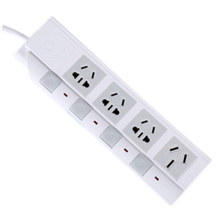 空调专用插座 独立开关大功率10a转16a插排插线板 拖扦16安接线板