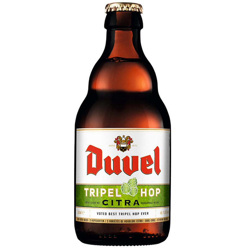 督威三花啤酒啤酒比利时原装进口黄金艾尔精酿啤酒330ml6瓶装