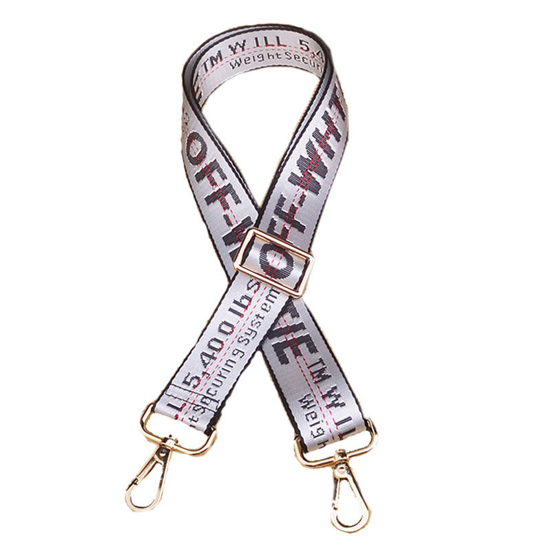 刺绣字母背包肩带女包包带子配件带编织彩色单肩斜挎包加宽包带