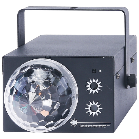 ktv闪光灯激光魔球镭射灯七彩灯 包房灯房间声控激光灯家用蹦迪灯摇滚