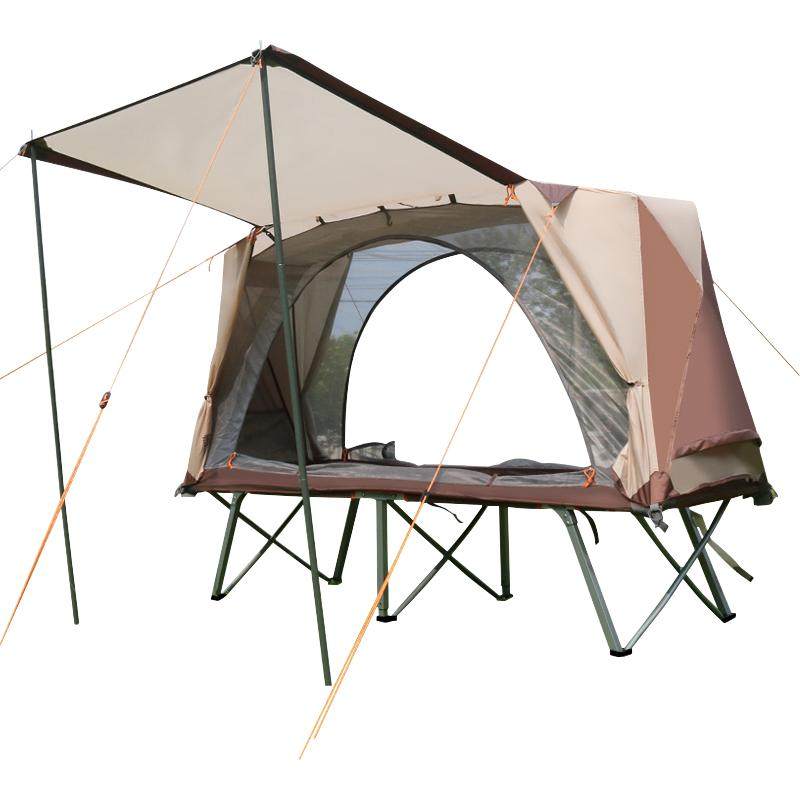 喜马拉雅单人帐篷离地户外野营防雨1人加厚露营套装防晒野外钓鱼