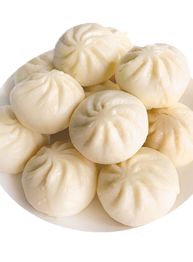 五丰冷食80g猪肉大包子早餐蒸笼手工冷冻半成品速冻食品整箱商用