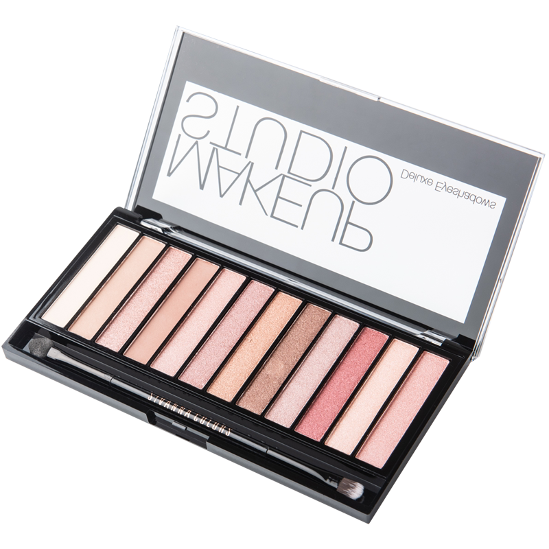 蒂诗颜眼影盘ins超火平价国货大地色网红哑光初学者珠光小盘便携_来