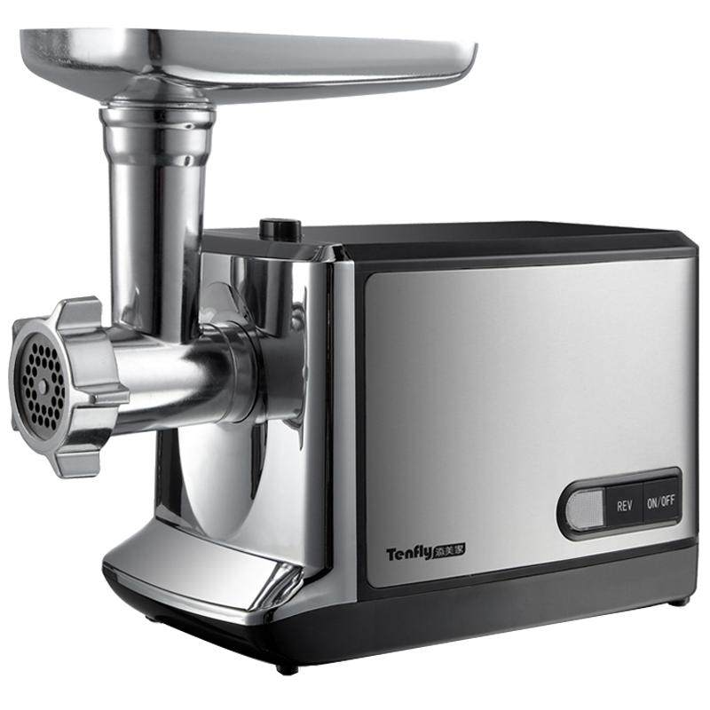 德国tenfly家用商用电动绞肉机小型不锈钢多功能自动饺馅碎肉灌肠