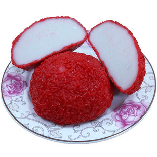 贵州特产红粑粑 红喜粑 节日糕点 铜仁手工糍粑 6个 多省包邮