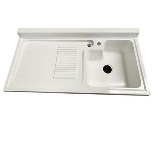 金刚石洗衣盆带搓板一体切角水池槽阳台洗衣柜台面 脸盆简约家用