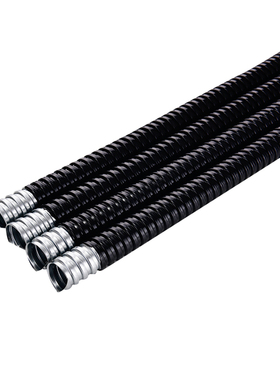 包塑金属软管穿线管蛇皮管塑料波纹管国标平包阻燃电线电缆保护套