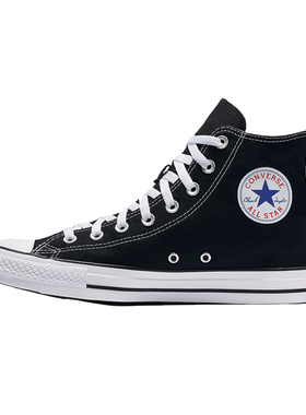 converse匡威101010常青经典款帆布鞋高帮黑白经典款校园 101009