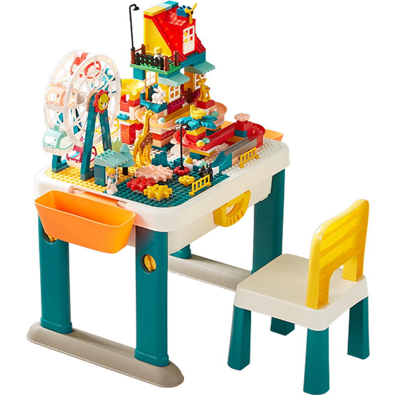 百变布鲁可大颗粒积木拼装重型卡车益智拼插男孩女孩儿童玩具