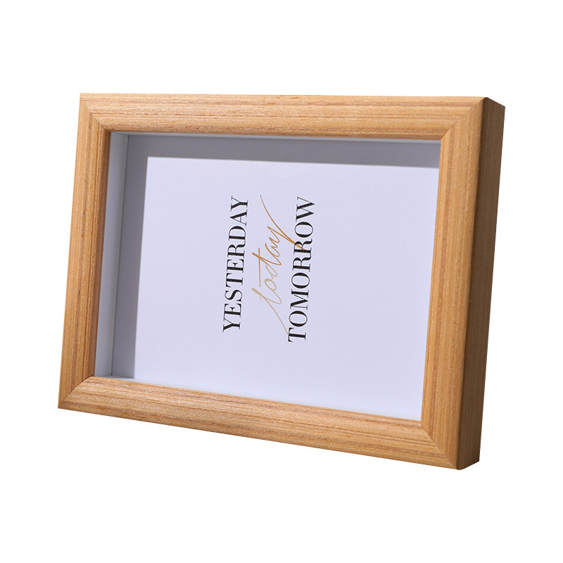 创意照片北欧个性相框摆台6 7diy10寸木质相架简约小画框挂墙定制