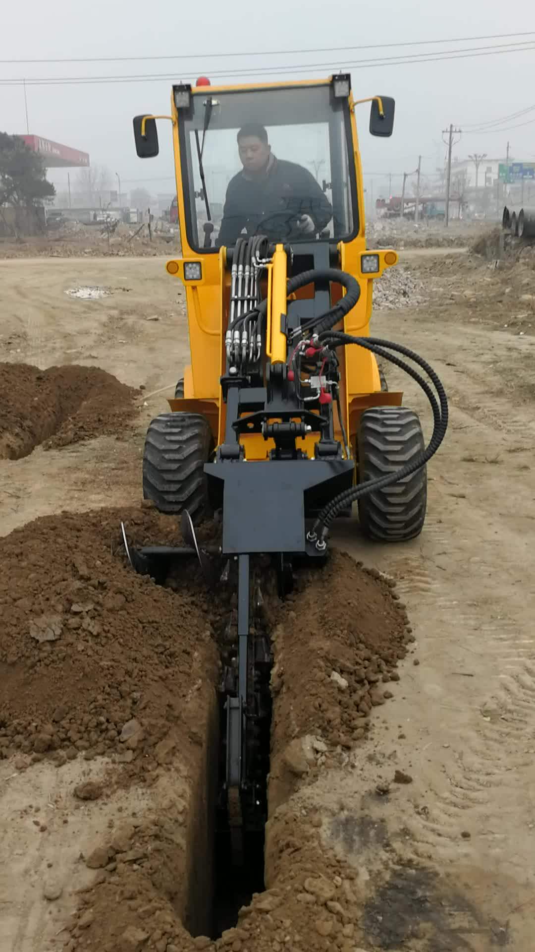 挖沟机小型挖沟机