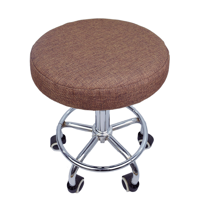 圆凳子套罩圆椅子套升降椅套转椅套圆坐垫椅垫座椅套圆形凳套透气