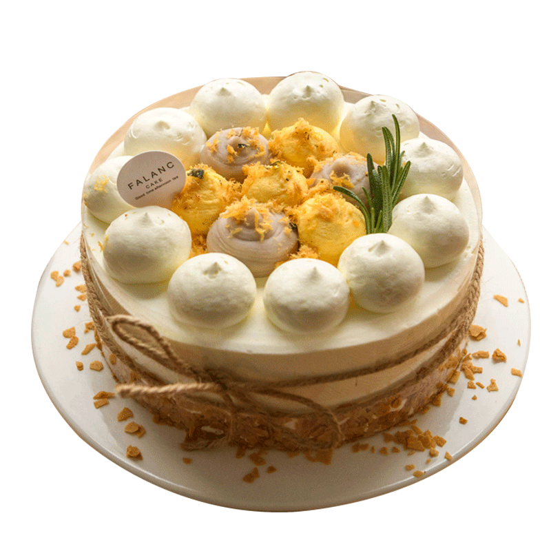 falanc低卡咸蛋黄芋泥生日蛋糕北京上海杭州广州深圳成都同城配送